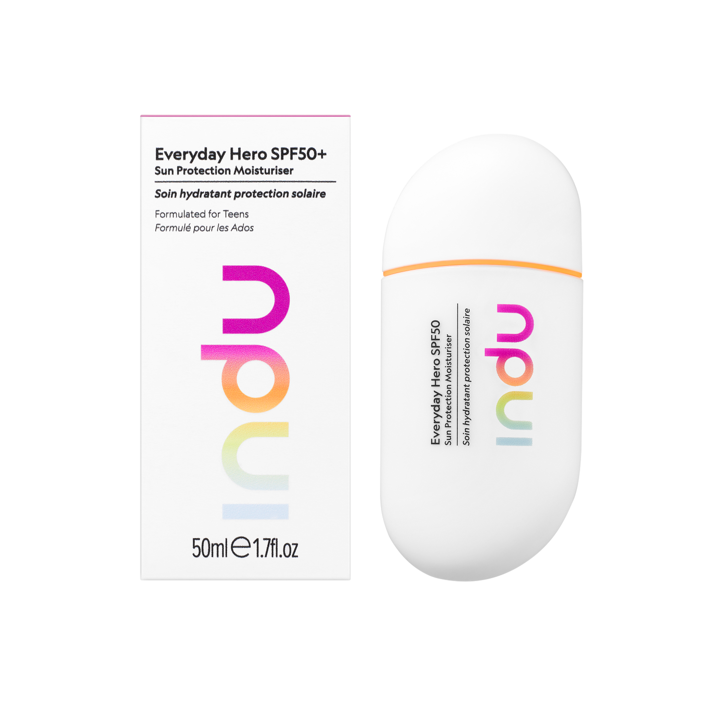 Everyday Hero SPF 50+ Skincare Packaging