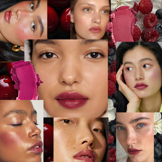 Trending look - berry lips