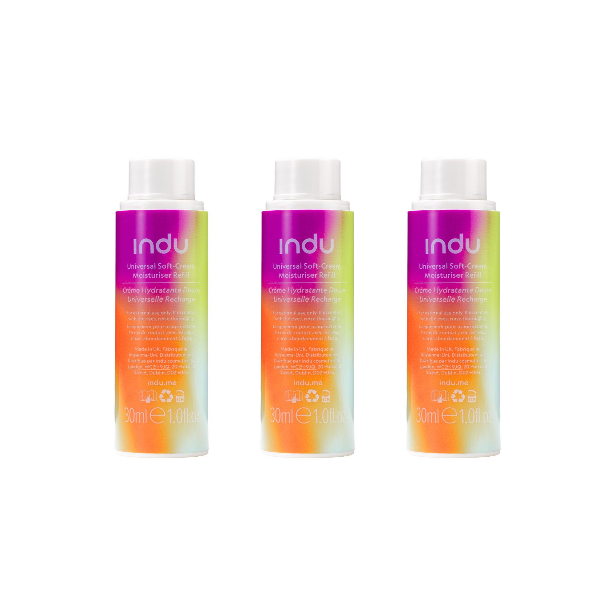 Universal Moisturiser Refill Trio