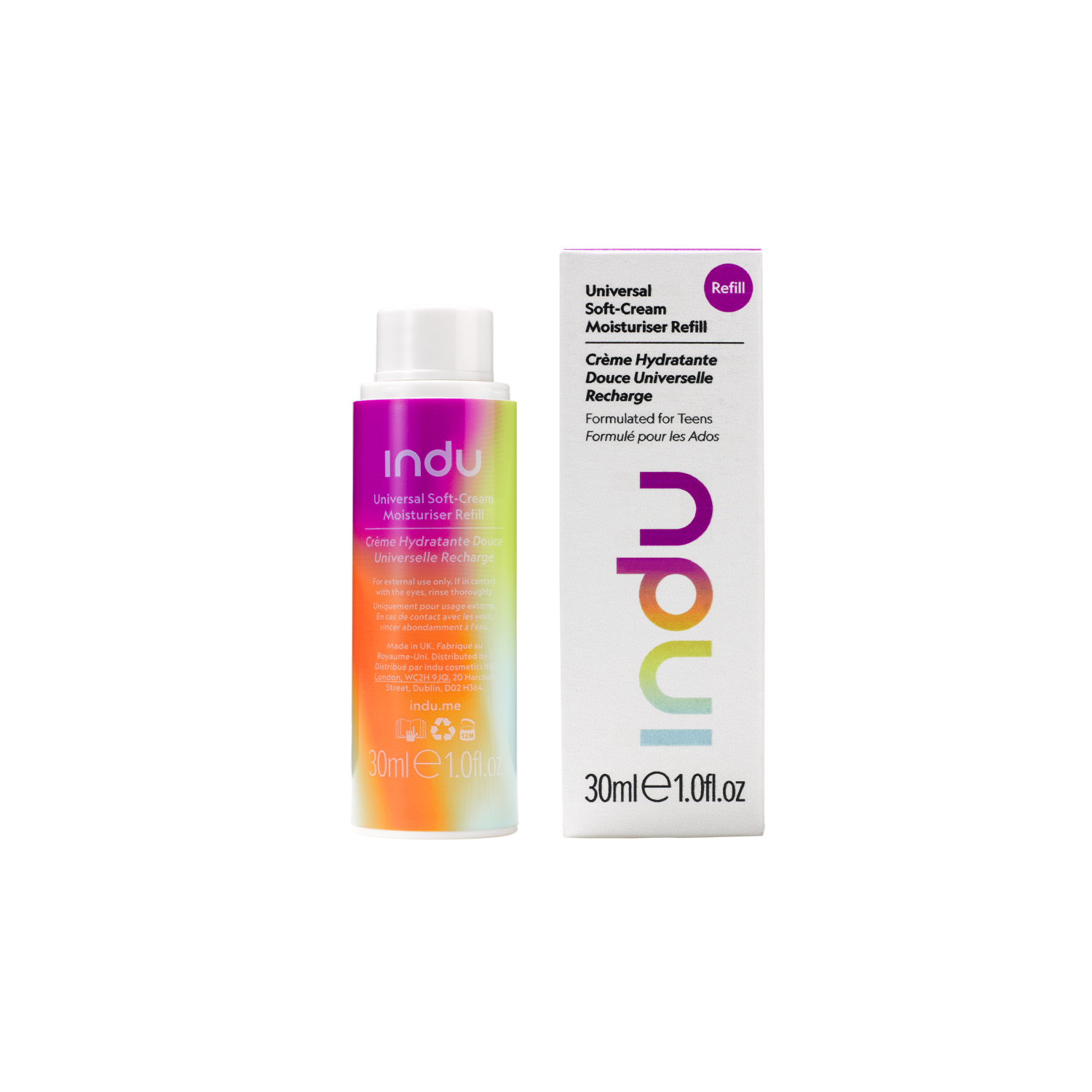 Universal Soft-Cream Moisturiser Refill Skincare packaging