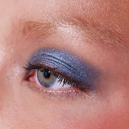 Eyeshadow - Moon Blue Makeup model eye 3