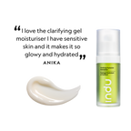Clarifying HydroGel Moisturiser Skincare Quote