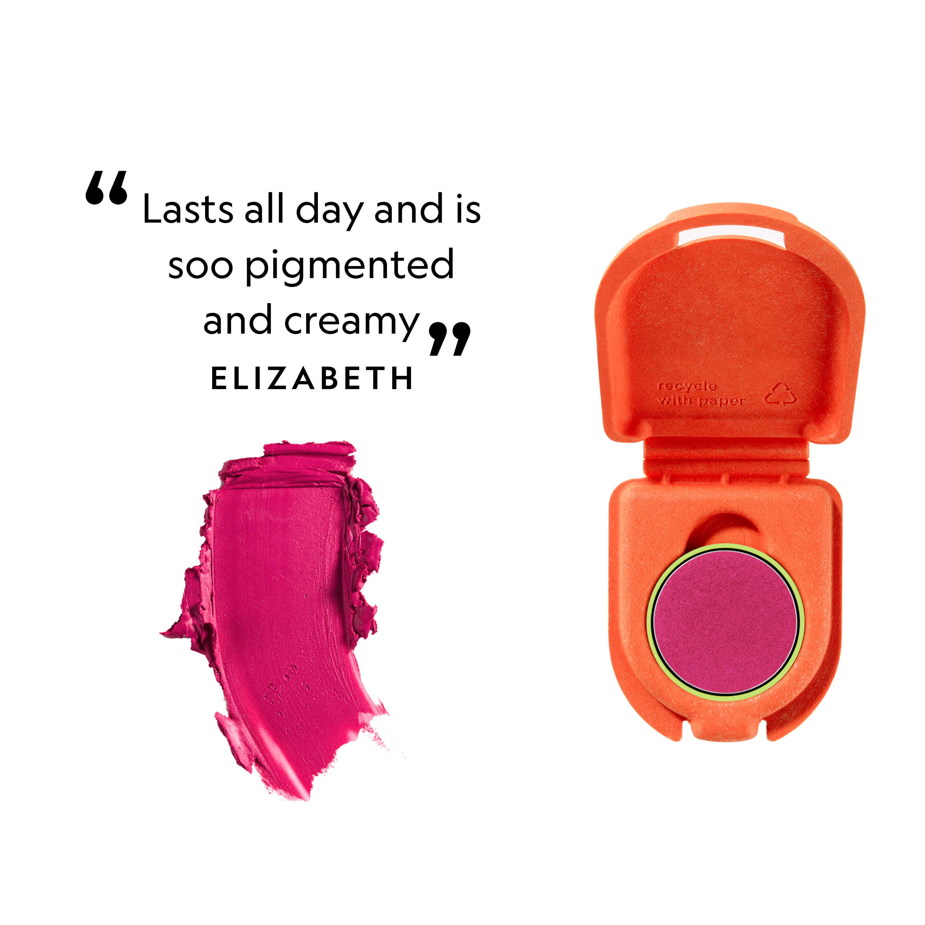 Cheeky Smile - Raspberry Pop Makeup