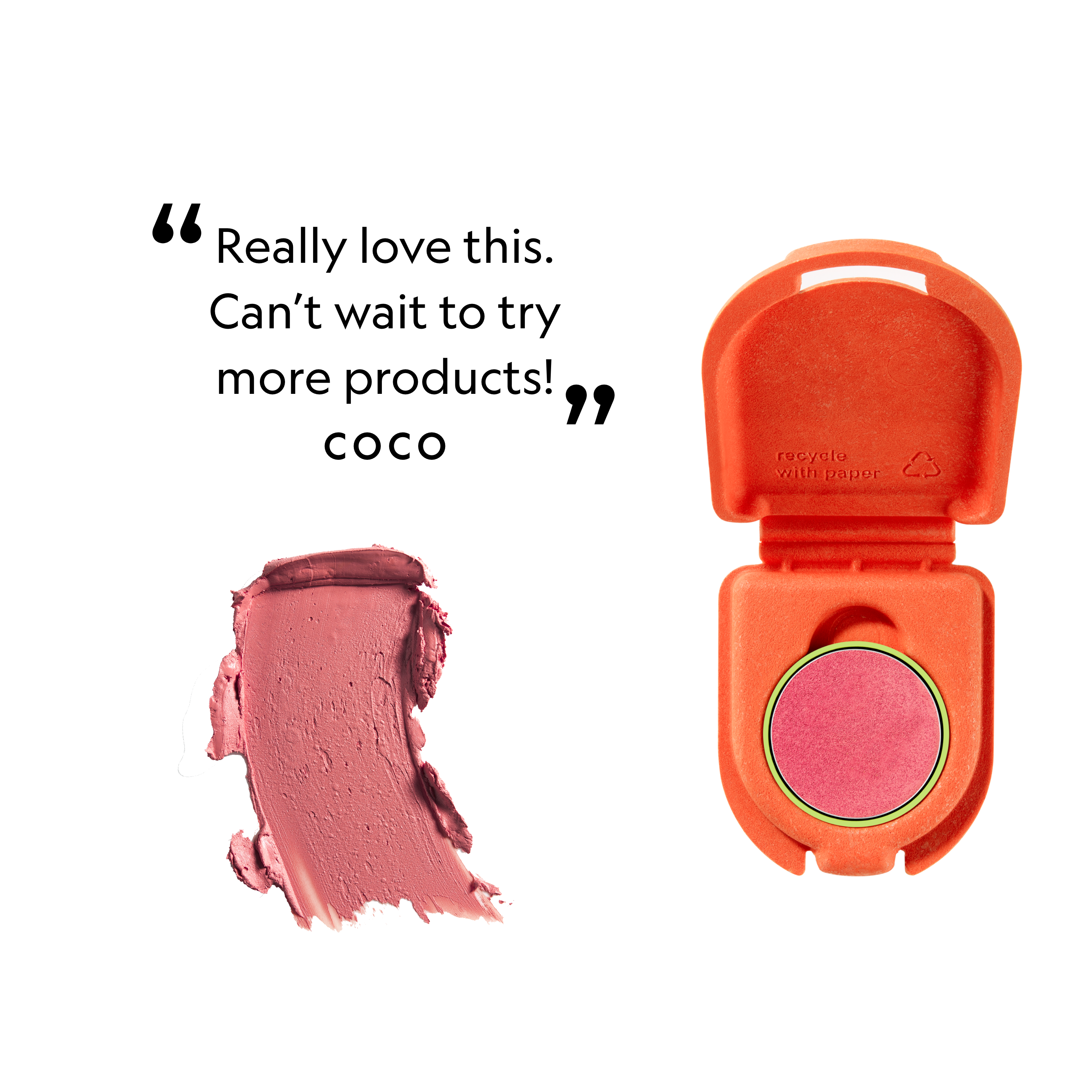 Cheeky Smile - Sunset Peach Makeup