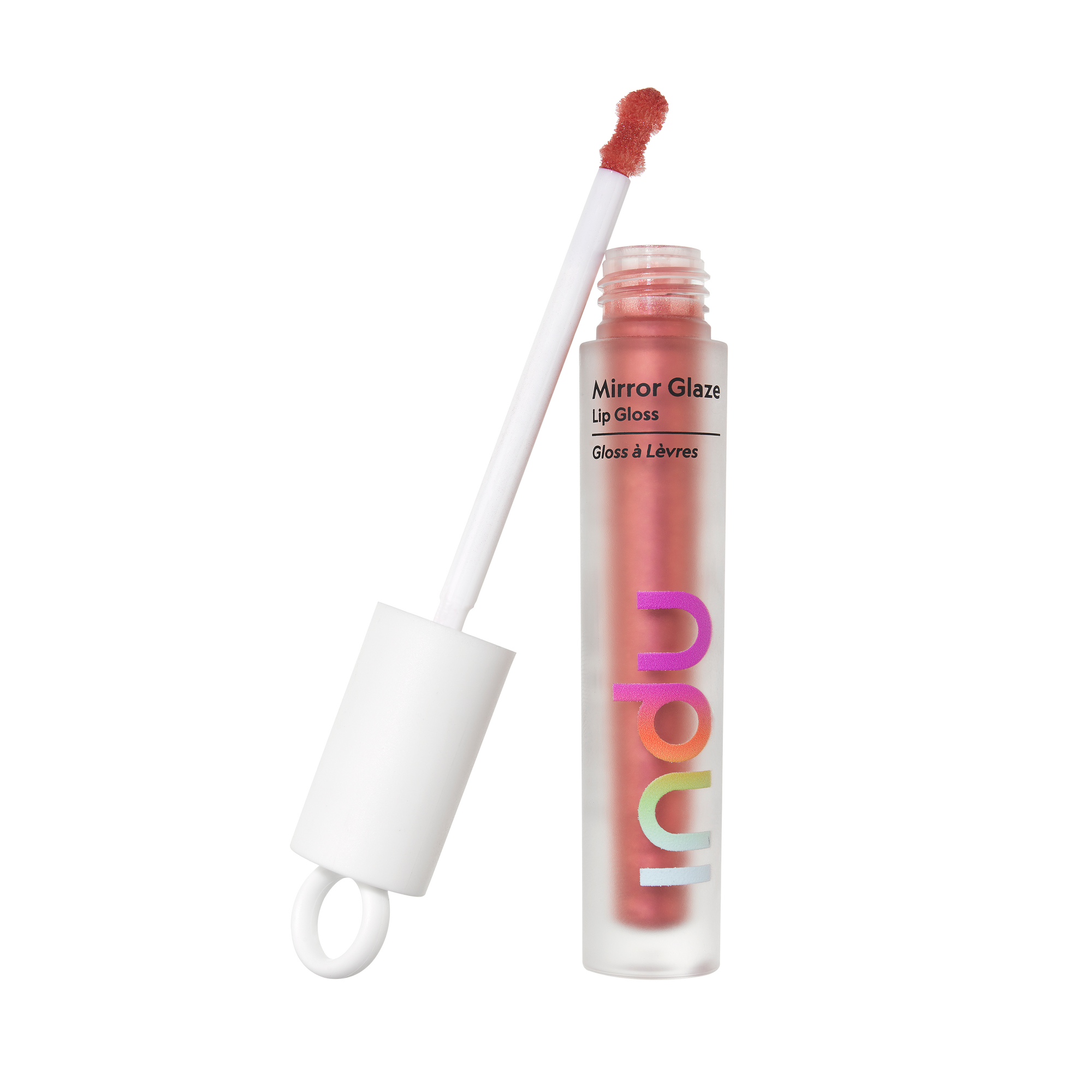 Mirror Glaze Lip Gloss - Sunset Aura Makeup open