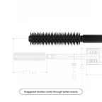 Stand Up Tubing Mascara - Brown Makeup brush