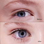 Stand Up Tubing Mascara - Brown Makeup before and after