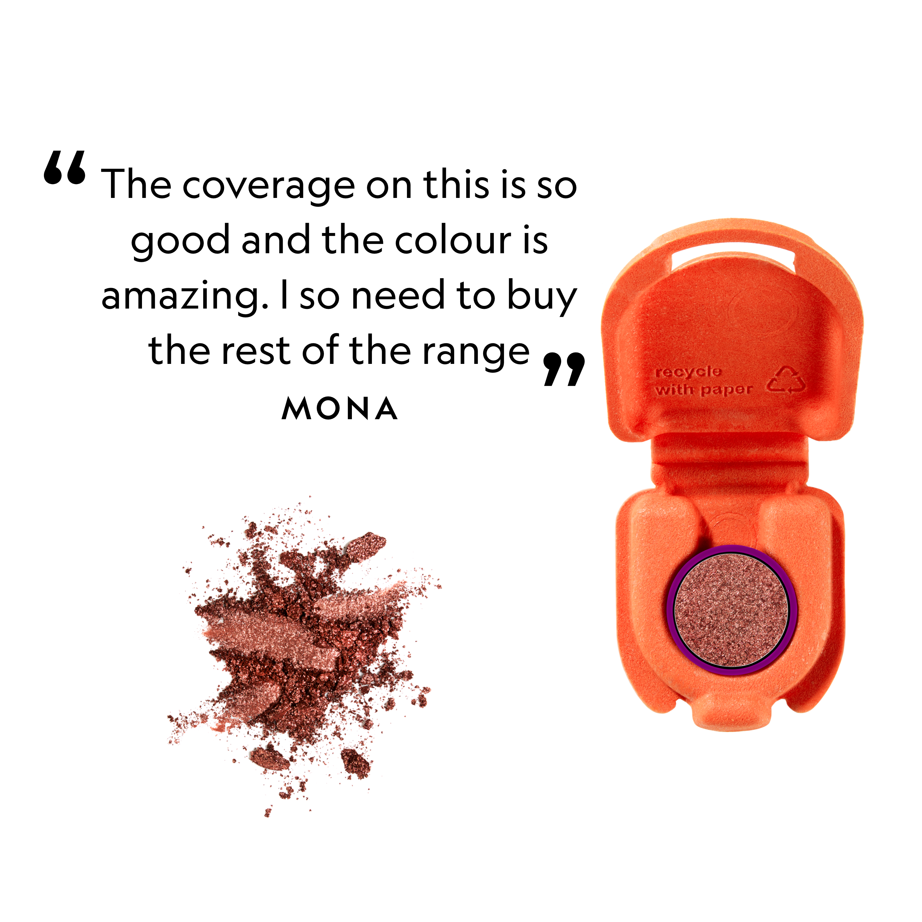 Eyeshadow - Firelight Makeup quote