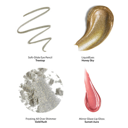 Khaki Glam Set Makeup formula