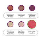 Metallic Glow Palette Edit Makeup contents