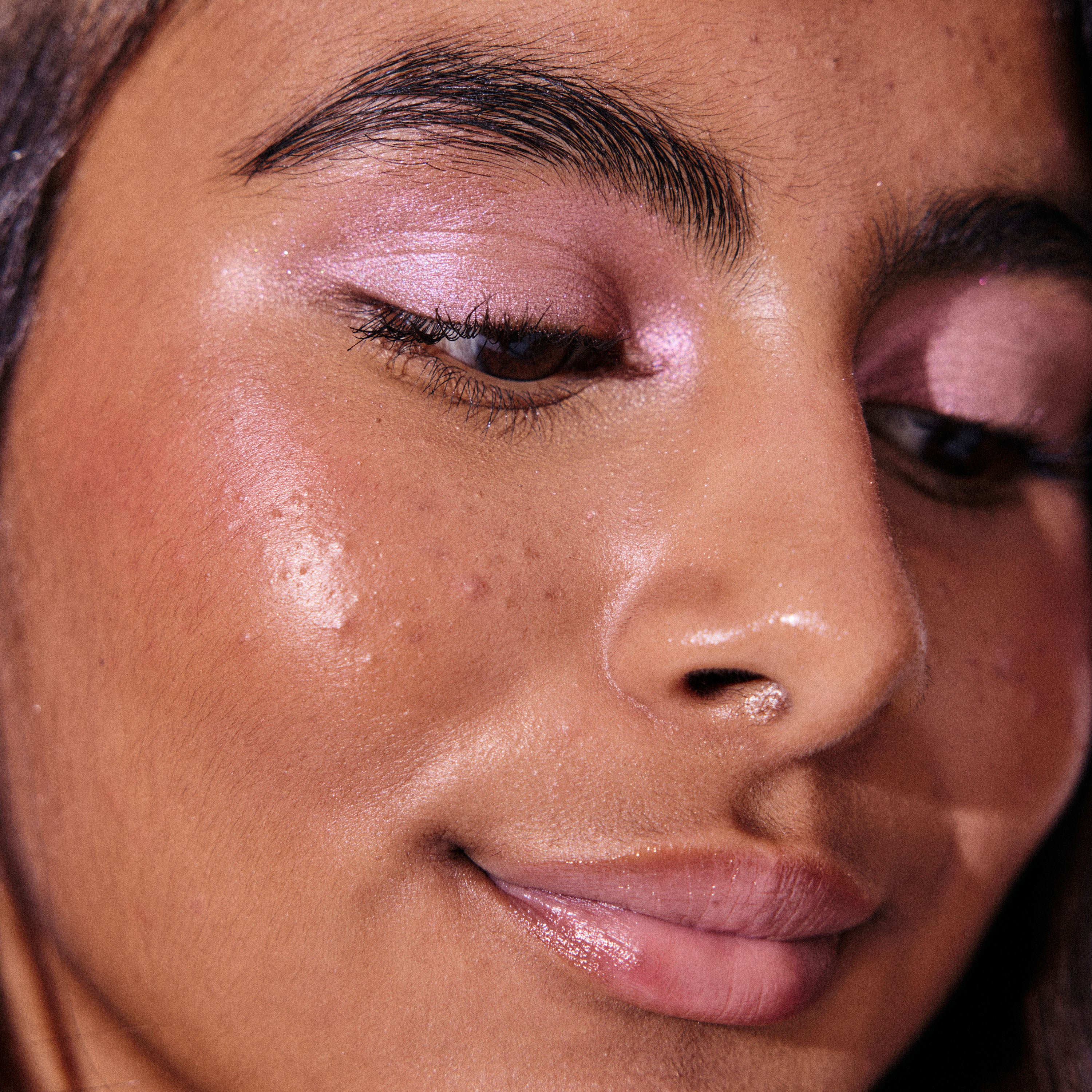 Eyeshadow - Pink Quartz Makeup model eye